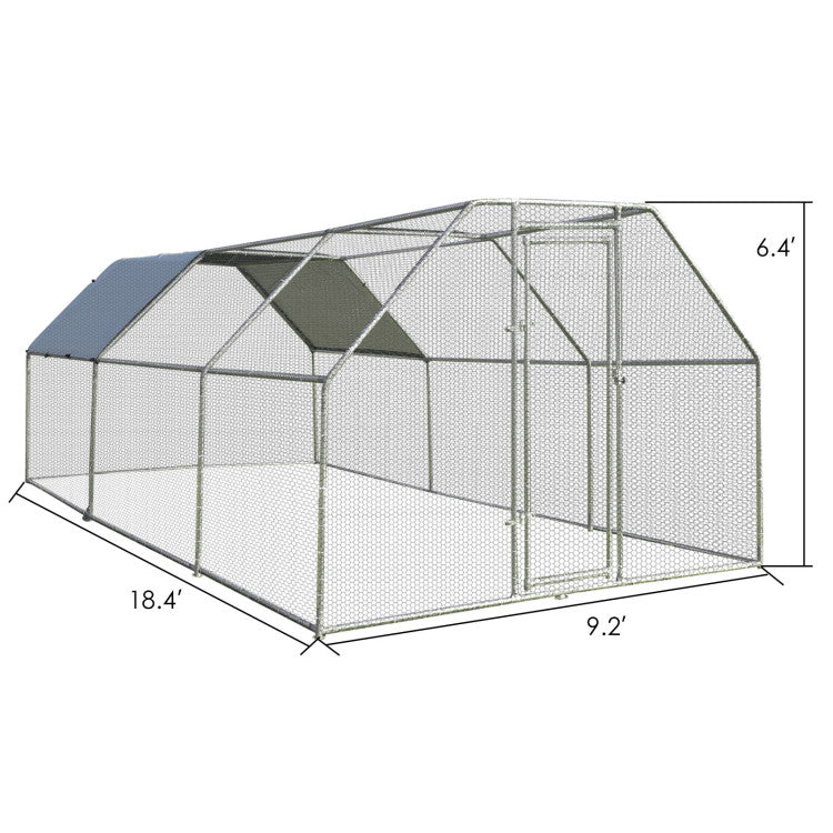 New Outdoor 9.5 x 19 Feet Large Walk In Chicken Coop
