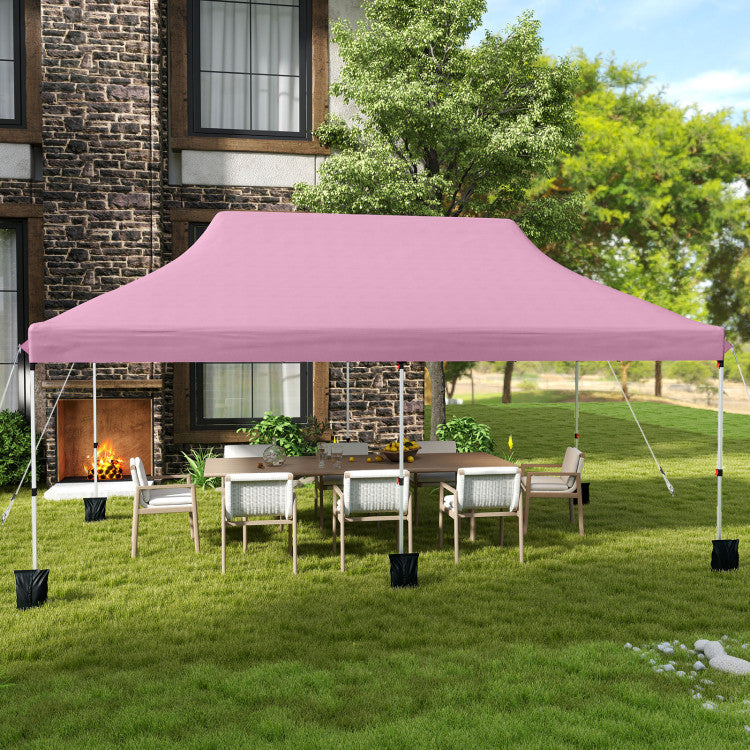 Outdooer 10 X 20 FT Pop up Canopy Tent Foldable Portable Outdoor Gazebo with Carry Bag NO WALLS