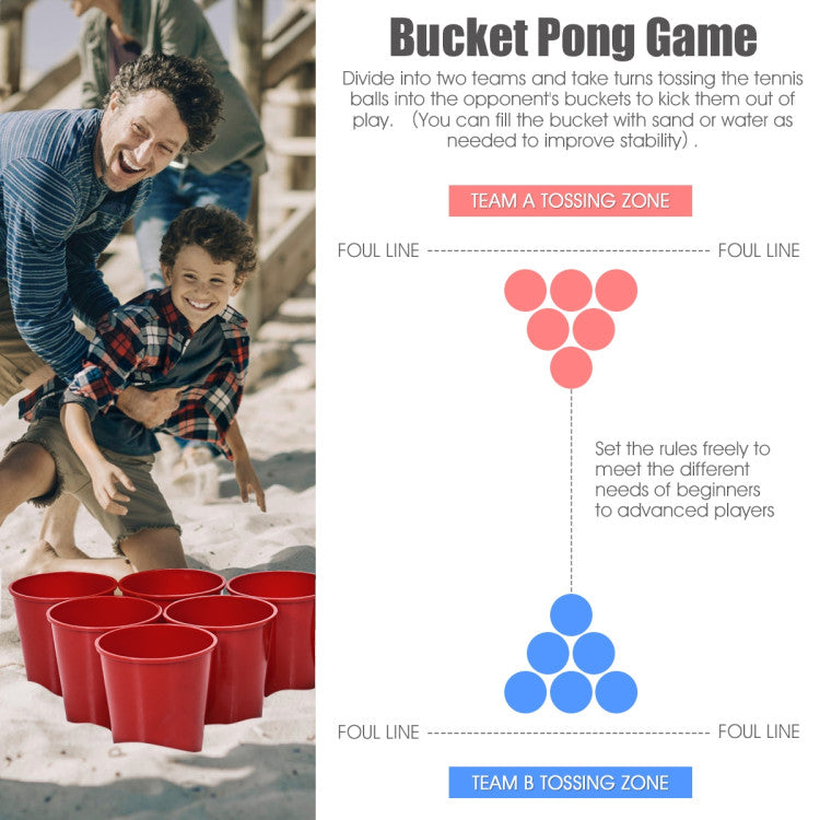 Sport Game Yard Pong Giant Pong Game Set with Carry Bag