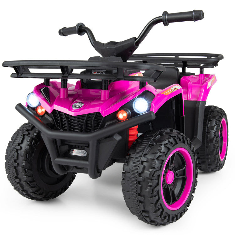24V Electric Ride On Quad with LED Headlights