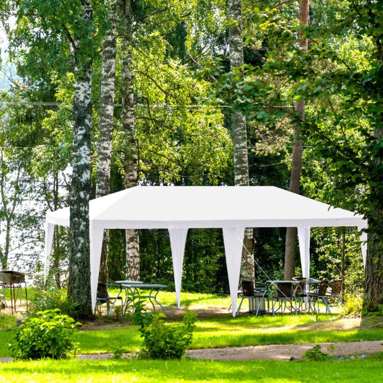 Outdoor 10 x 20 Feet 6 Sidewalls Canopy Tent with Carry Bag