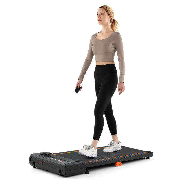 Fitness 2.5HP Under Desk Treadmill with Remote Control for Home Office