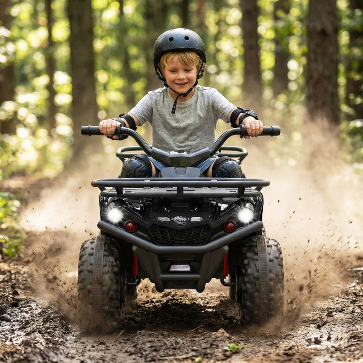24V Electric Ride On Quad with LED Headlights
