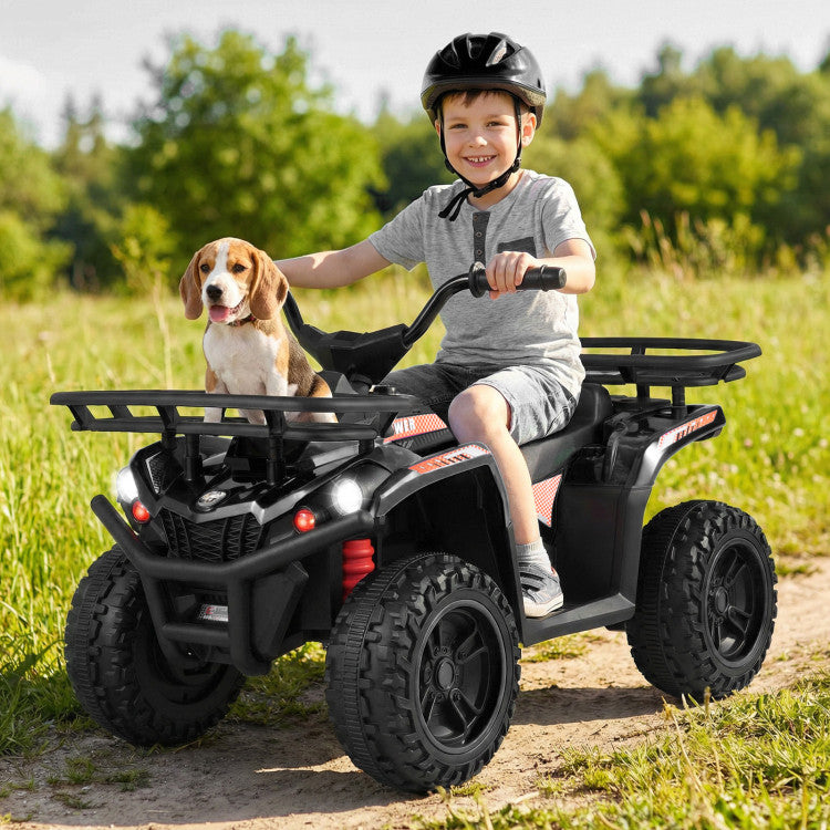 24V Electric Ride On Quad with LED Headlights