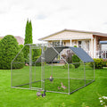New Outdoor 9.5 x 12.5 Feet Large Walk In Chicken Coop Run House