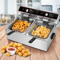 Kitchen Appliance - 3400W Dual Tank Electric Countertop Deep Fryer