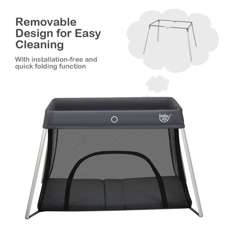 Lightweight Foldable Baby Playpen with Carrying Bag