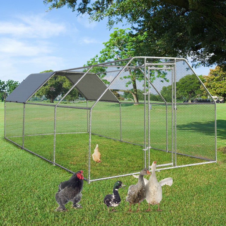 New Outdoor 9.5 x 19 Feet Large Walk In Chicken Coop
