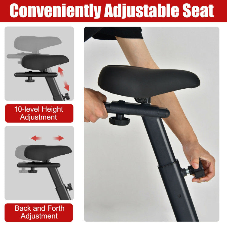 Fitness Upright Air Bike with Unlimited Resistance