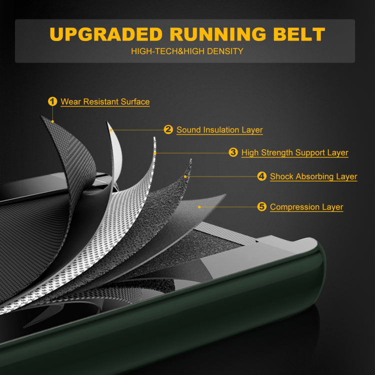 Fitness 2.25 HP 2-in-1 Folding Walking Pad Treadmill with Dual Display and App Control