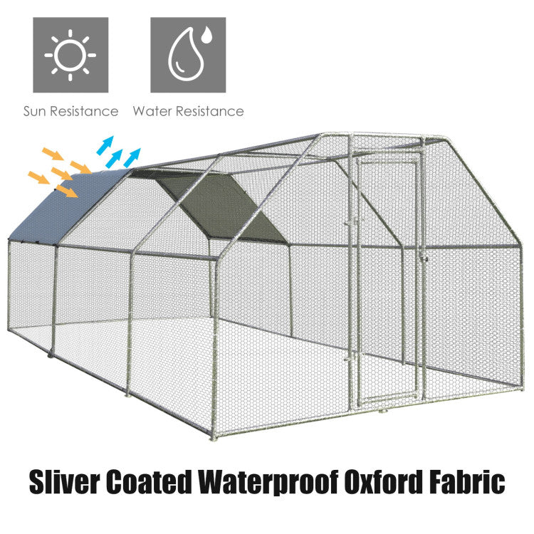 New Outdoor 9.5 x 19 Feet Large Walk In Chicken Coop