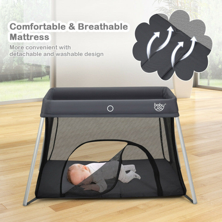 Lightweight Foldable Baby Playpen with Carrying Bag