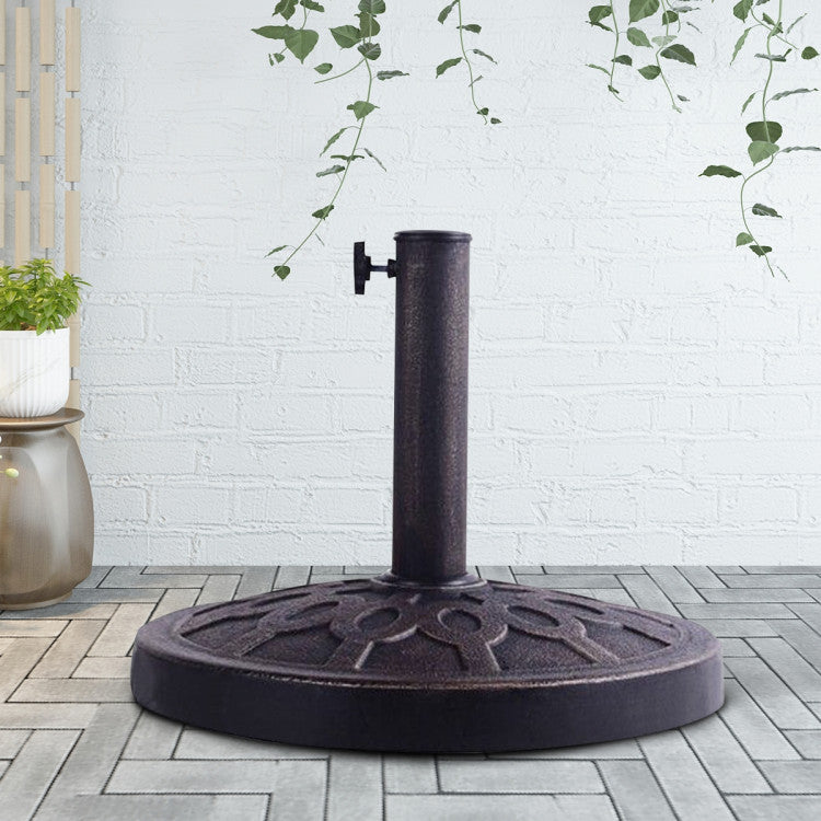 Outdoor 30lbs 18 Inches Heavy Duty Outdoor Patio Market Umbrella Base