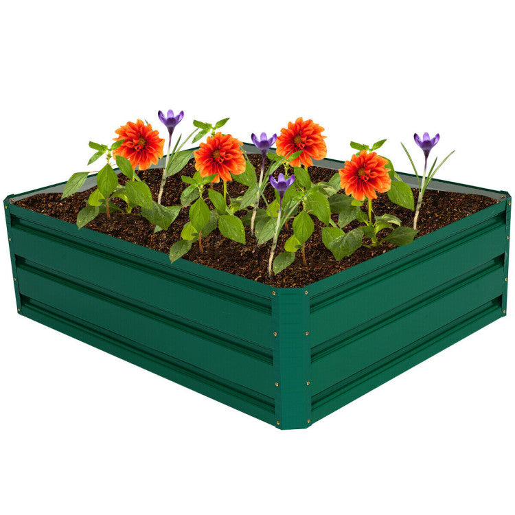 Outdoor Patio Raised Garden Bed for Vegetable Flower Planting