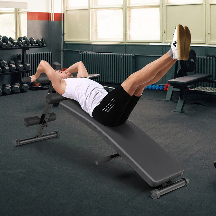 Fitness Adjustable Decline Sit Up Bench for Exercise
