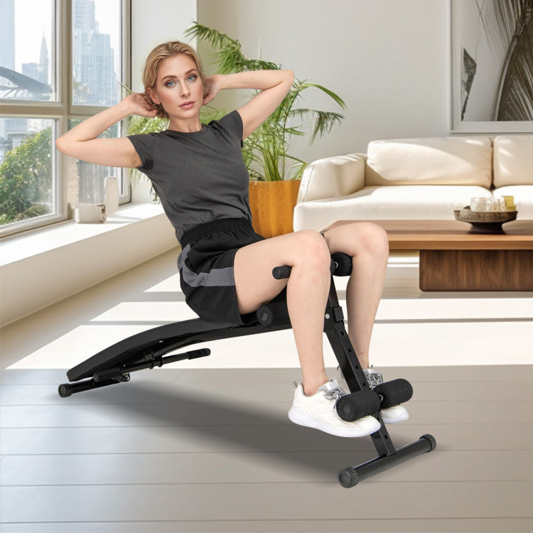 Fitness Adjustable Decline Sit Up Bench for Exercise