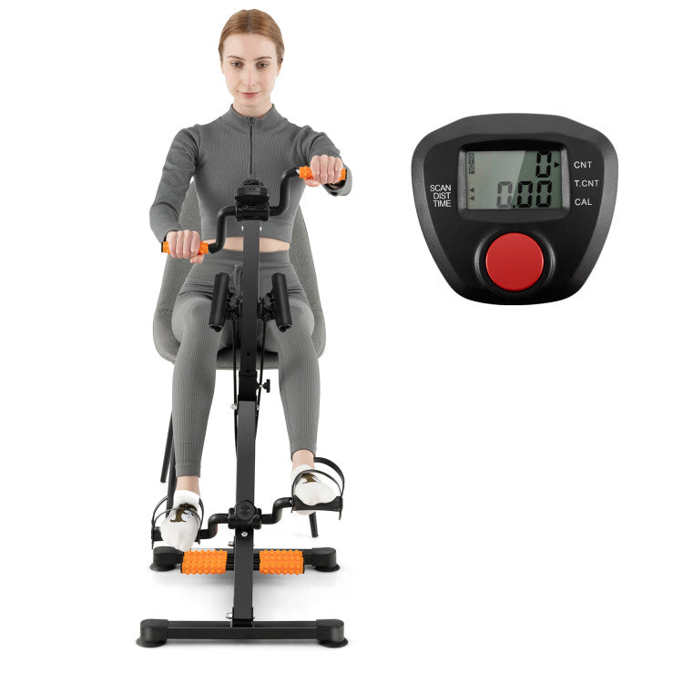 Fitness Adjustable LCD Pedal Exercise Bike with Massage