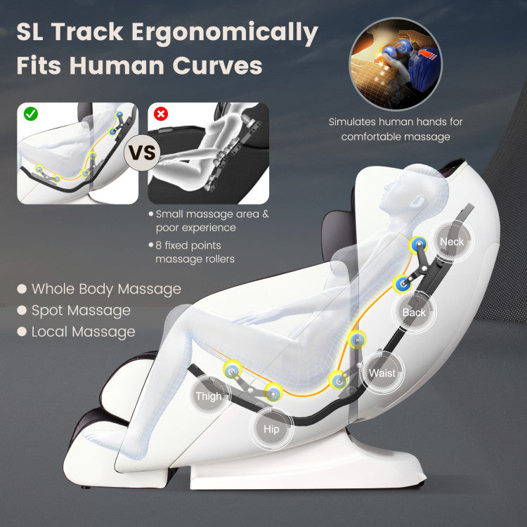 Luxury Provox 27-Comfort Full Body Massage Chair with SL Track Airbags Heating
