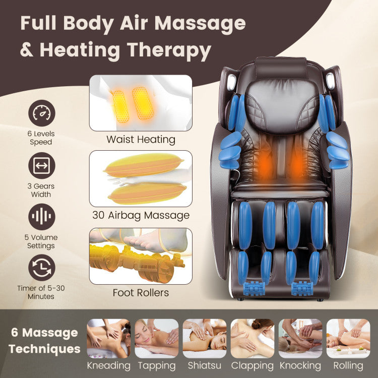 Luxury Provox 27-Comfort Full Body Massage Chair with SL Track Airbags Heating