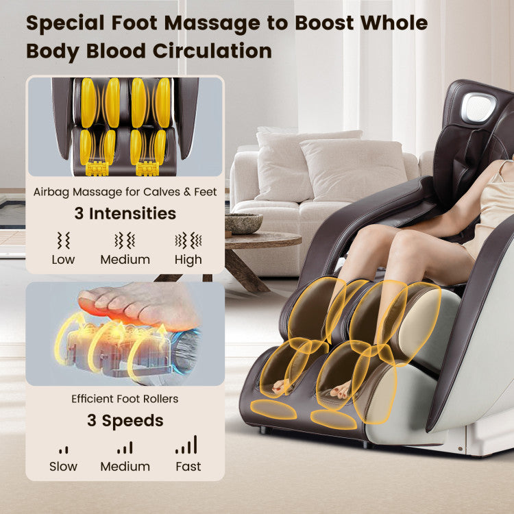 Luxury Provox 27-Comfort Full Body Massage Chair with SL Track Airbags Heating