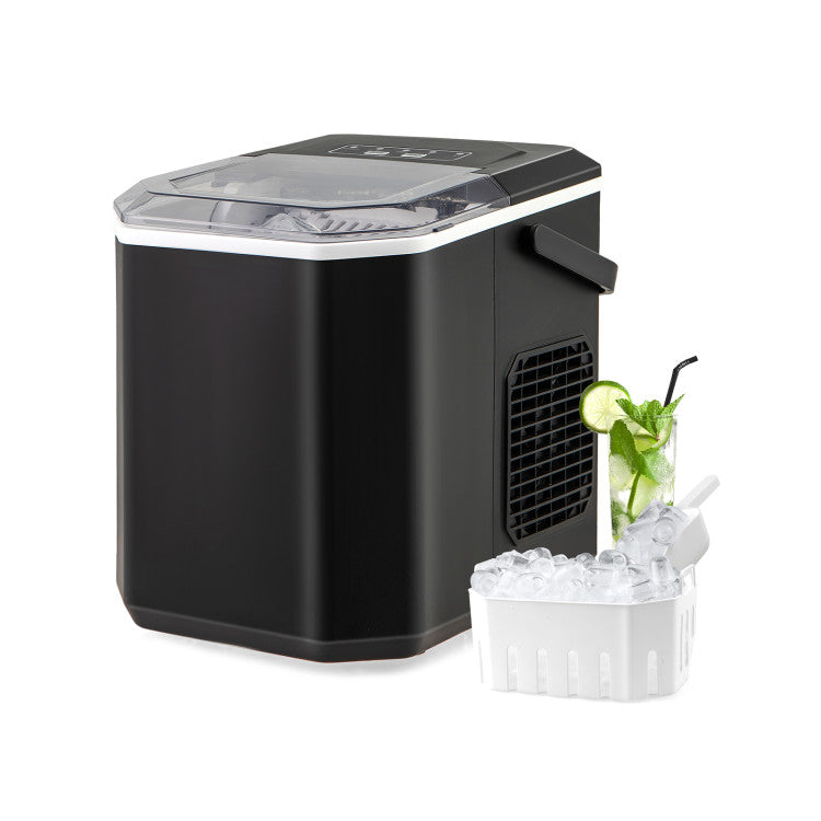 Appliance Ice Maker Countertop with Self-Cleaning for Home Kitchen Office Party