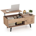 Home Lift Top Coffee Table with Storage and Hidden Compartment