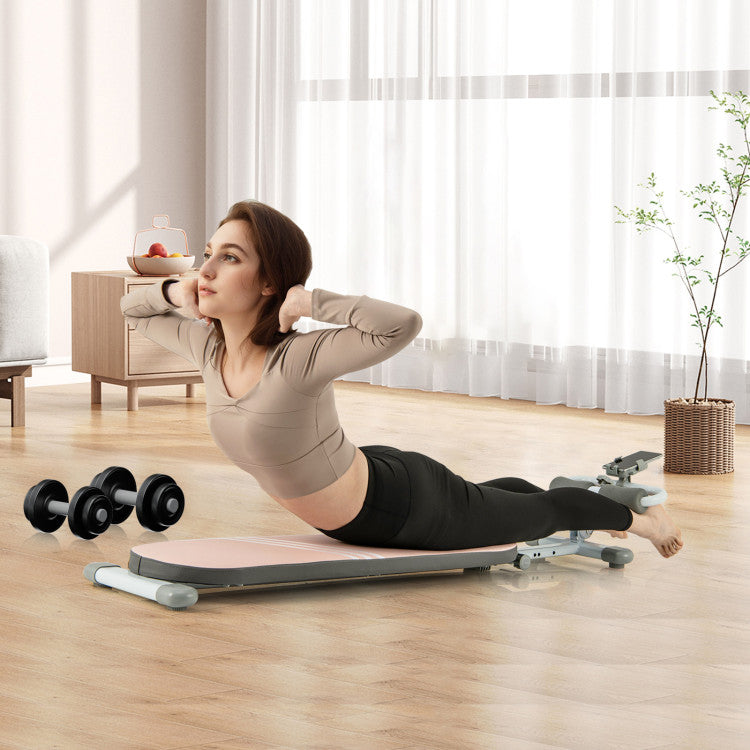 Fitness Multifunctional Sit Up Bench Workout Bench with 3 Gear Adjustable Angles and Adjustable Length