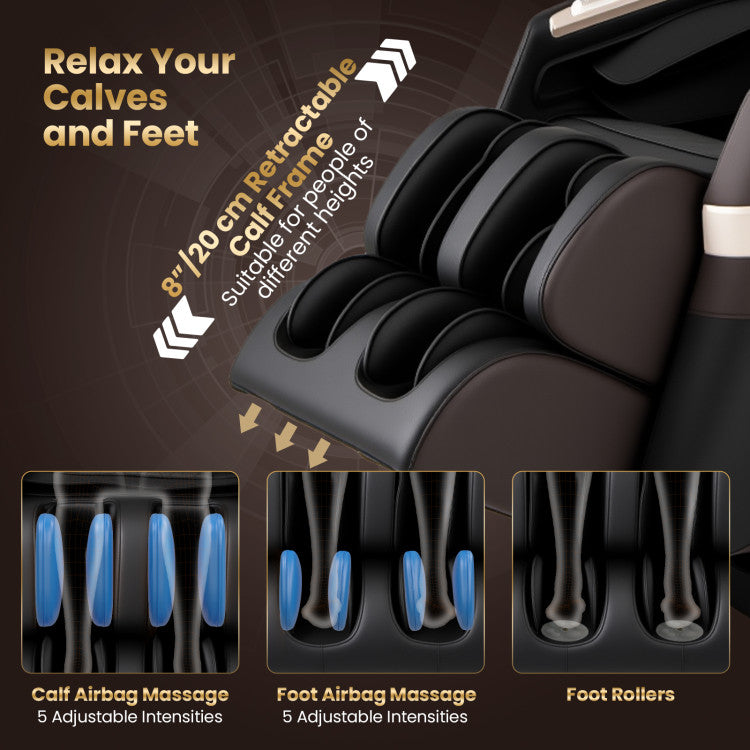 Luxury Relaxation 44 - Fully Body Massage Chair with Airbags and Waist Heater