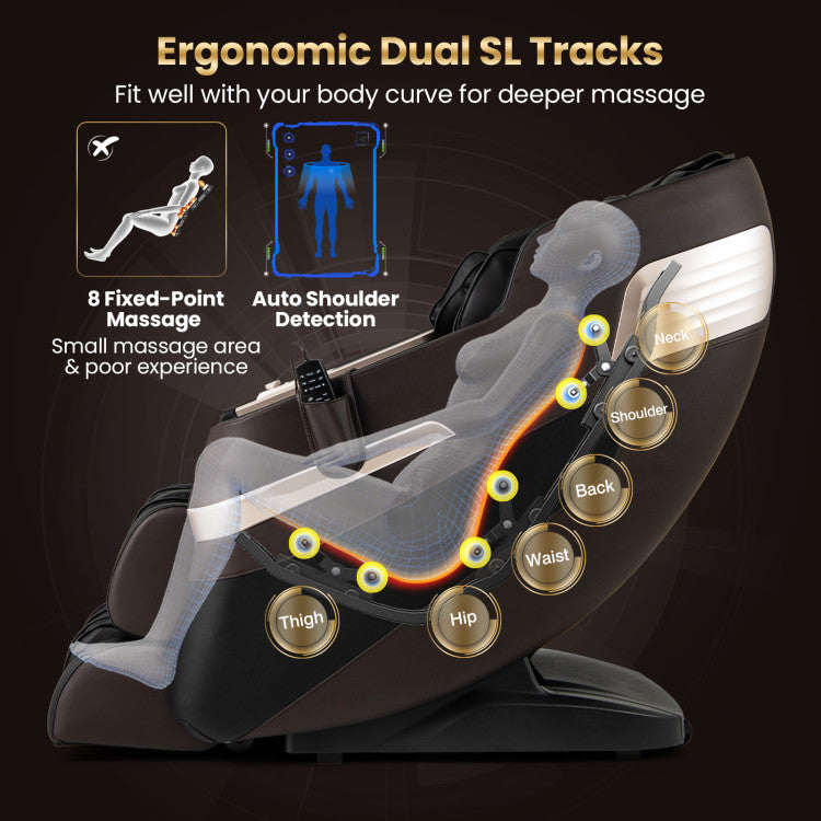 Luxury Relaxation 44 - Fully Body Massage Chair with Airbags and Waist Heater