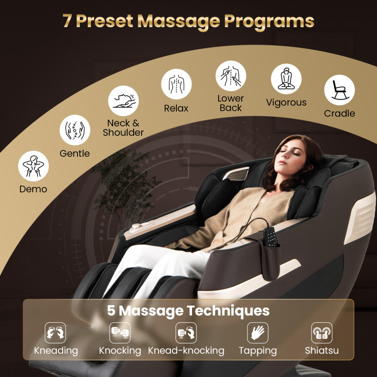 Luxury Relaxation 44 - Fully Body Massage Chair with Airbags and Waist Heater