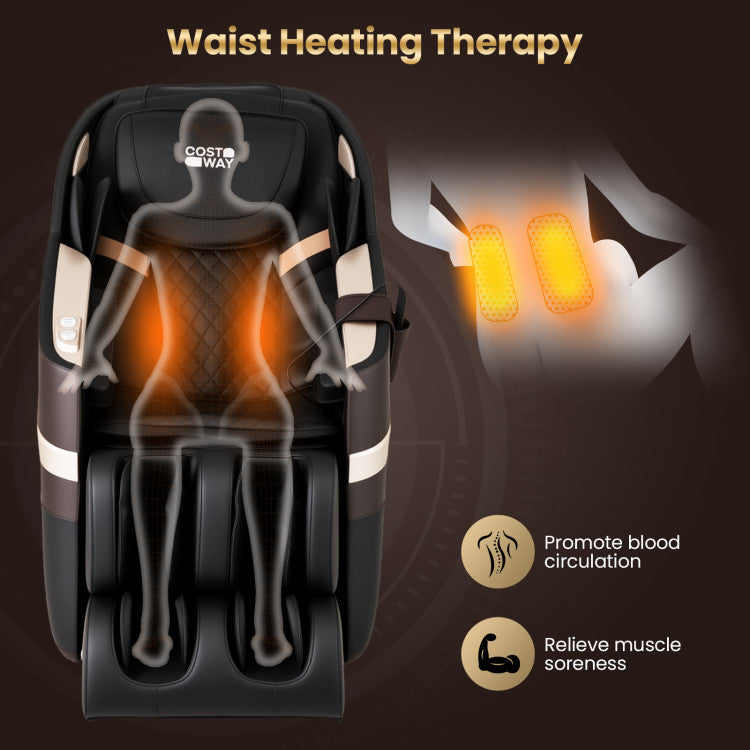 Luxury Relaxation 44 - Fully Body Massage Chair with Airbags and Waist Heater