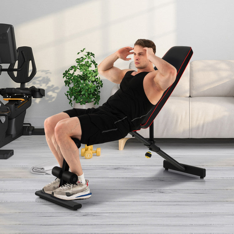 Fitness Adjustable Weight Bench Strength Training for Full Body Workout