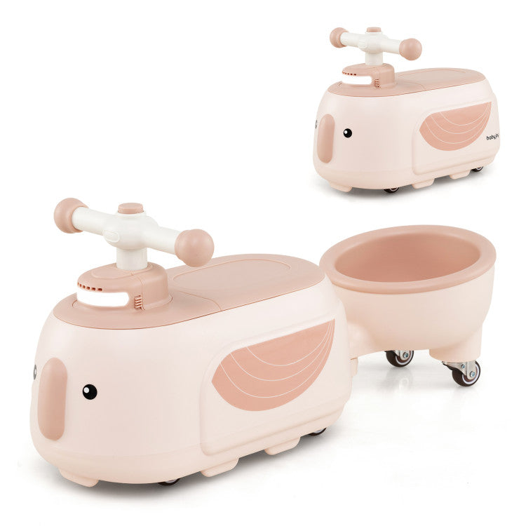 New Toddler Light Music Ride on Toy with Trailer