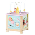 New Toddler Wooden Activity Cube with Montessori Sensory Toys for 18+ Months Toddlers