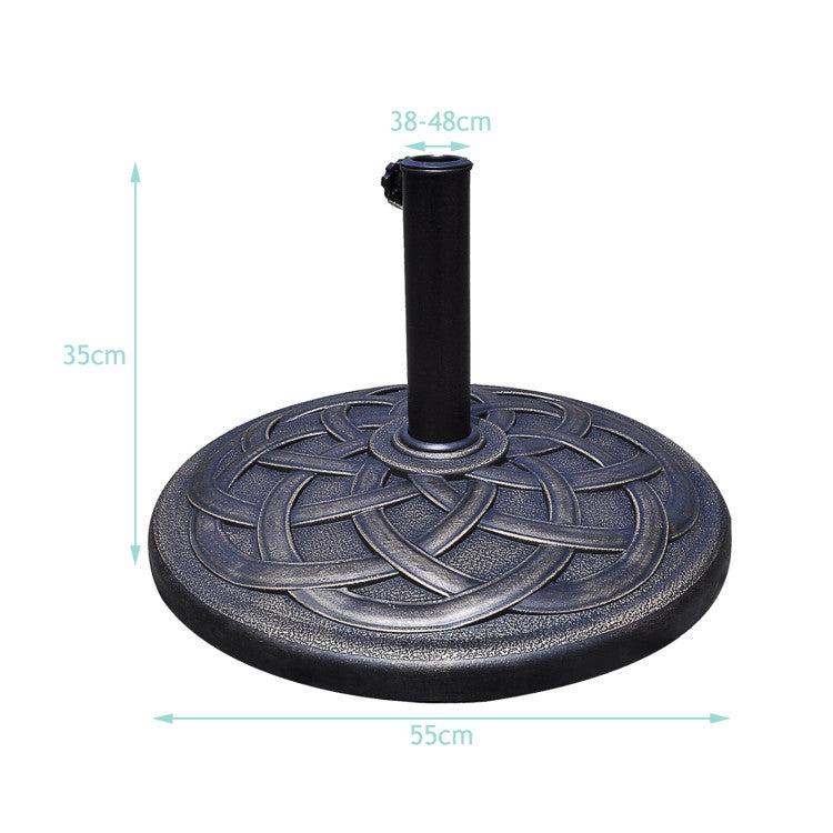Outdoor 22 Inch Heavy Duty Round Umbrella Base Stand
