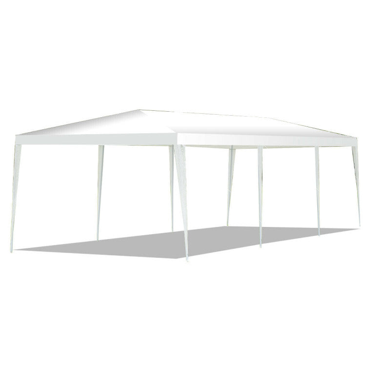 Outdoor 10 x 30 Feet Gazebo Canopy Tent with Connection Stakes and Wind Ropes NO WALLS