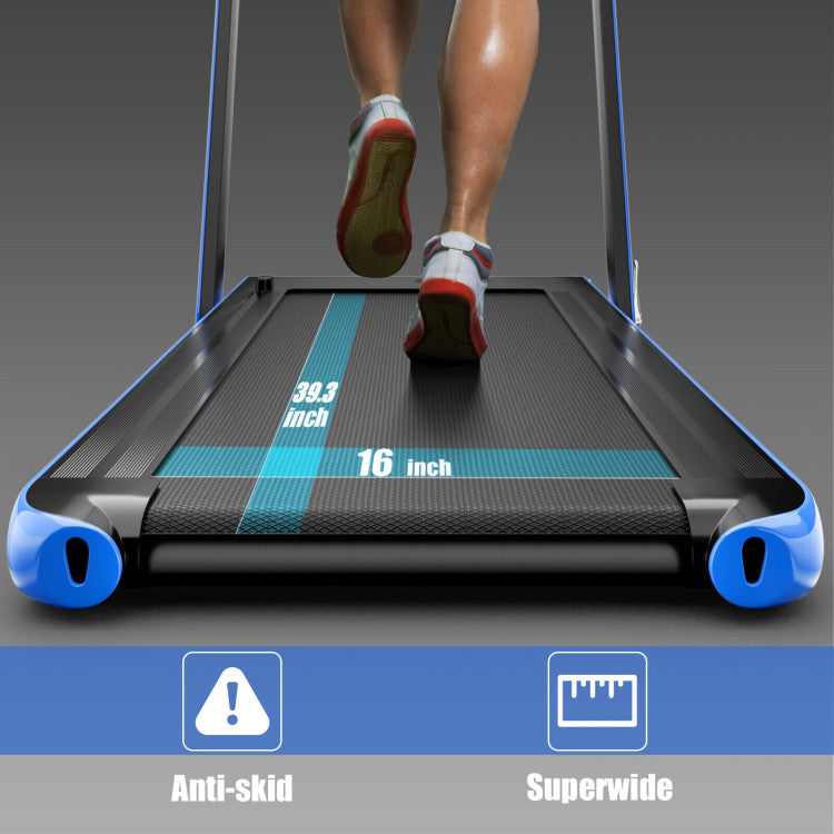 Fitness 2.25HP 2 in 1 Folding Treadmill with APP Speaker Remote Control