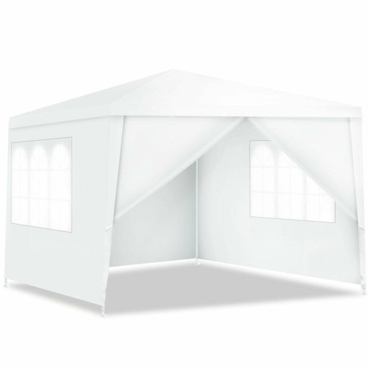 Outdoor 10 x 10 Feet Outdoor Side Walls Canopy Tent with 4 Removable Sidewalls