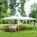 Outdoor 10 x 30 Feet Gazebo Canopy Tent with Connection Stakes and Wind Ropes NO WALLS