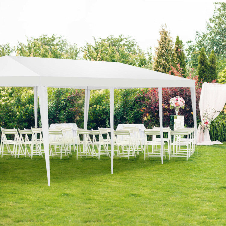 Outdoor 10 x 30 Feet Gazebo Canopy Tent with Connection Stakes and Wind Ropes NO WALLS