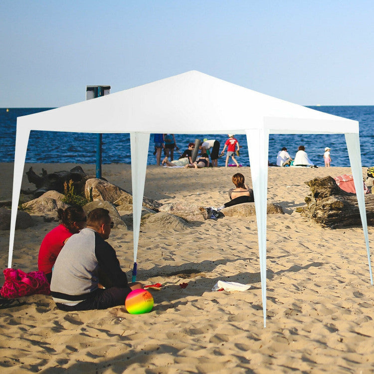 Outdoor 10 x 10 Feet Outdoor Side Walls Canopy Tent with 4 Removable Sidewalls