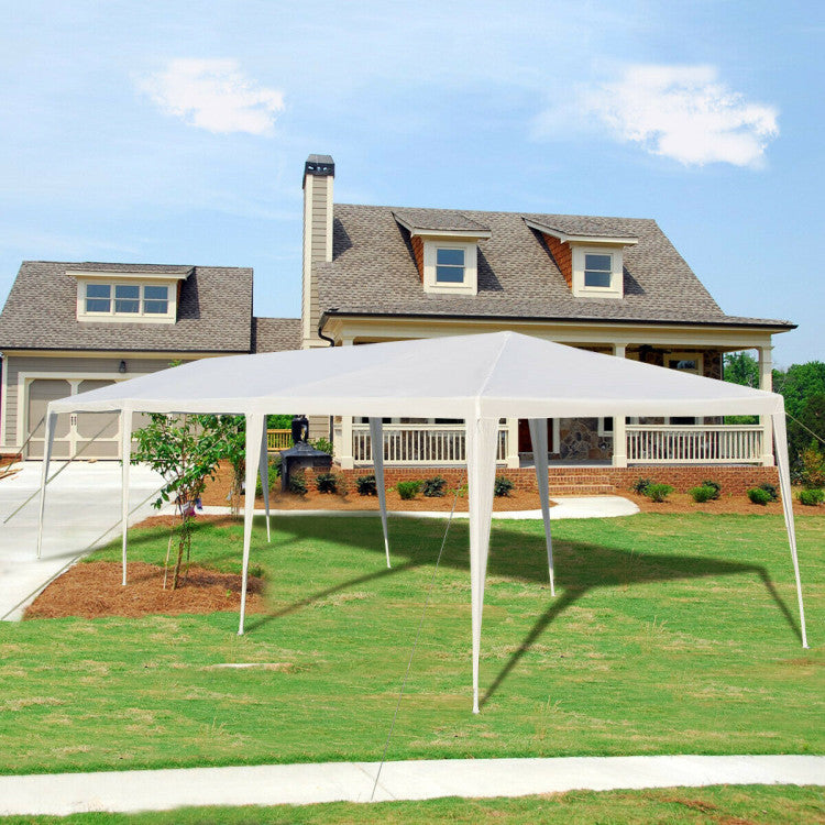 Outdoor 10 x 30 Feet Gazebo Canopy Tent with Connection Stakes and Wind Ropes NO WALLS