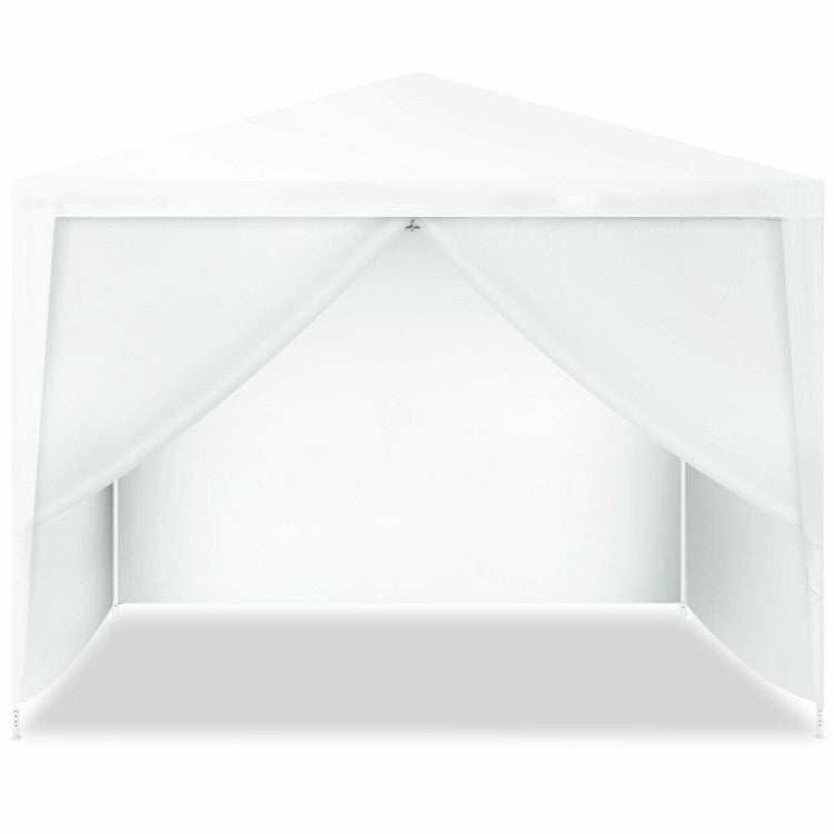 Outdoor 10 x 10 Feet Outdoor Side Walls Canopy Tent with 4 Removable Sidewalls