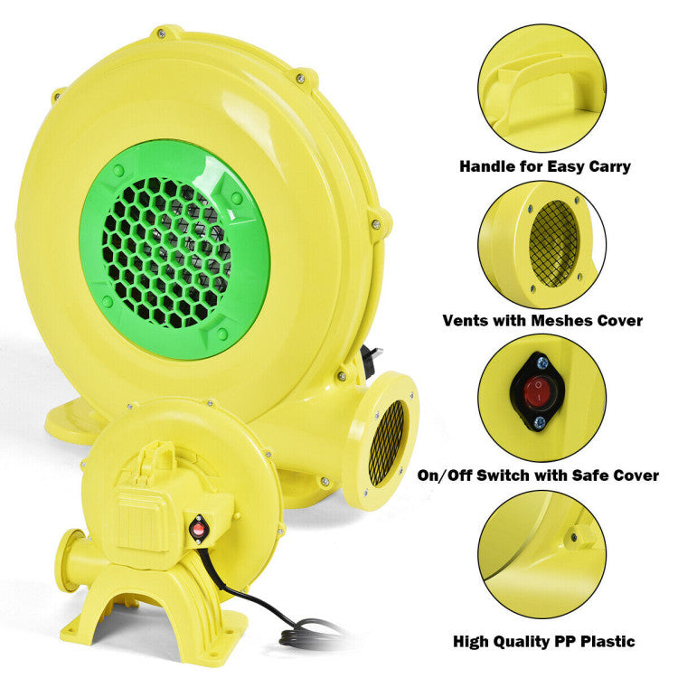 Outdoor 480 W 0.6 HP Air Blower Pump Fan for Inflatable Bounce House