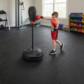 Kids Inflation Free Boxing Set and 12Pcs 1/2" Puzzle Exercise Mat