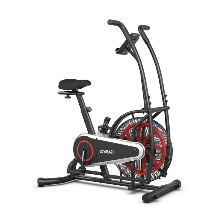 Fitness Upright Air Bike with Unlimited Resistance