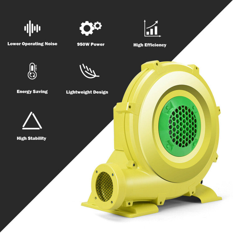 Outdoor Air Blower 735 W 1.0 HP Air Blower Pump Fan for Inflatable Bounce House
