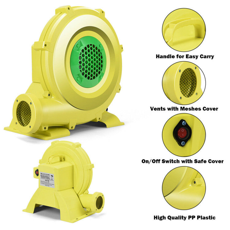 Outdoor Air Blower 735 W 1.0 HP Air Blower Pump Fan for Inflatable Bounce House