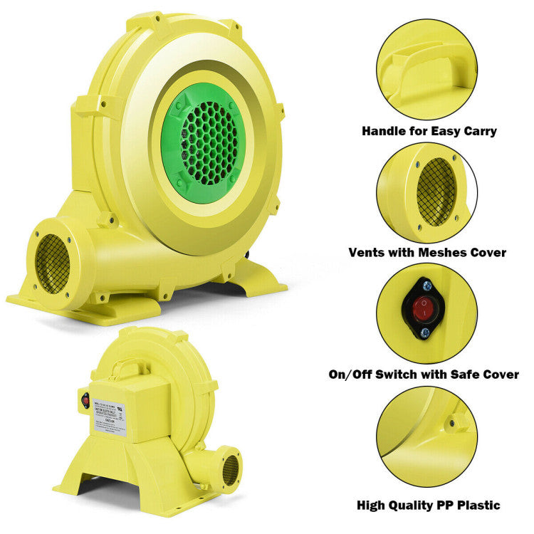 Outdoor Air Blower 950 W 1.25 HP Air Blower Pump Fan for Inflatable Bounce House