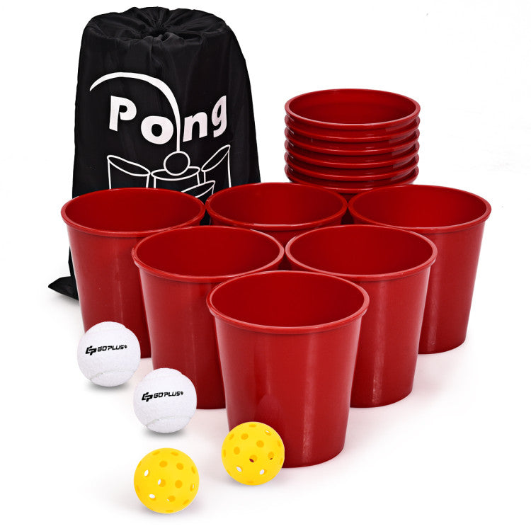 Sport Game Yard Pong Giant Pong Game Set with Carry Bag